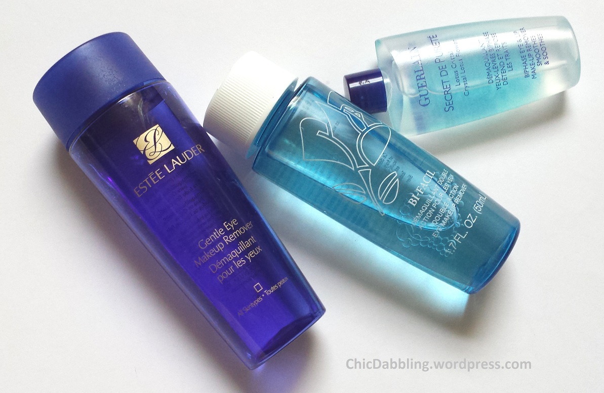 Test Test 123: Estee Lauder, Lancome and Guerlain eye makeup remover | Chic  Dabbling